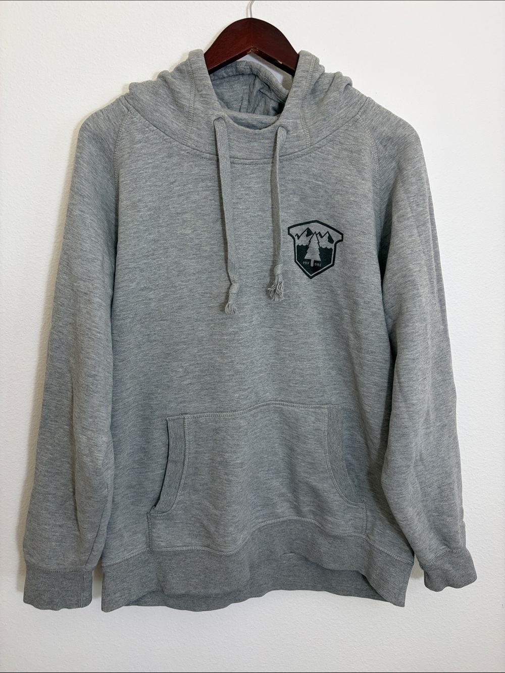 Antigua Next Adventure Gray Hooded Pullover Sweatshirt
